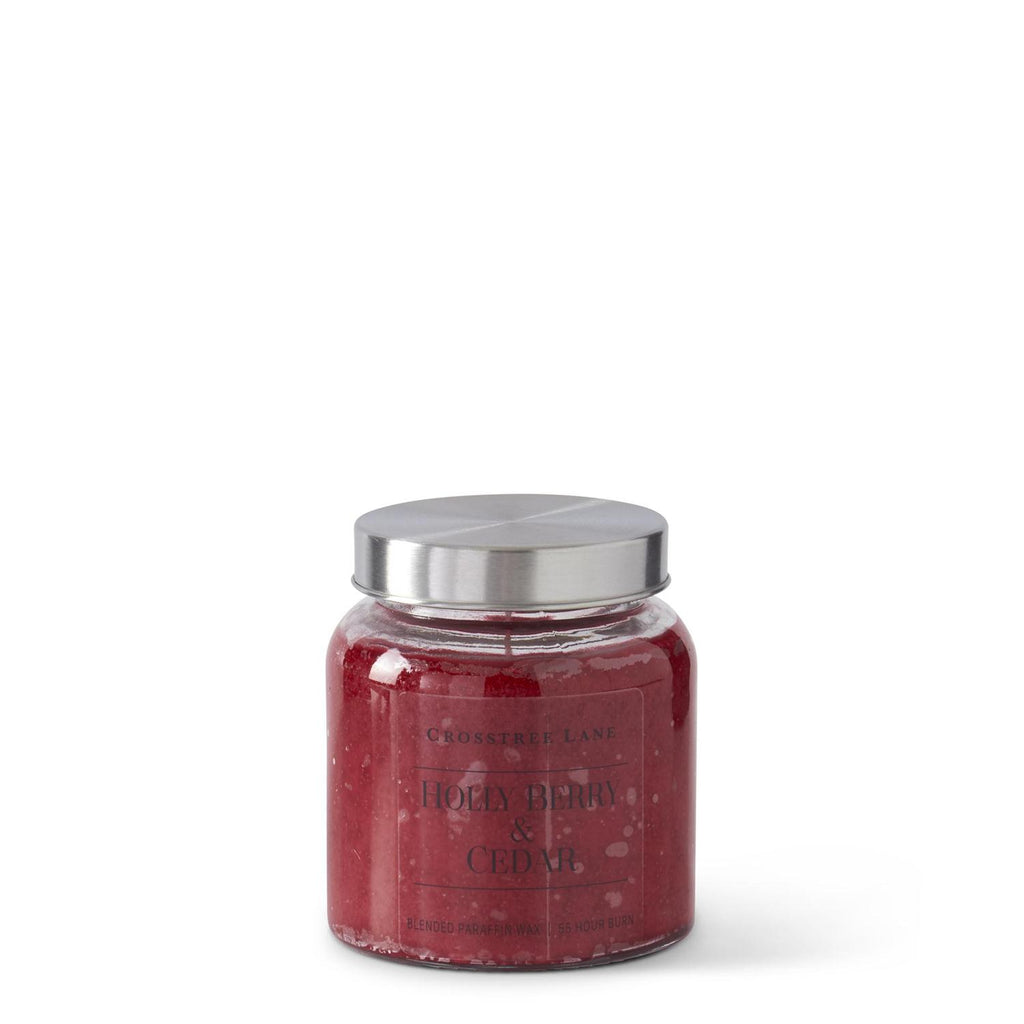 Crosstree Lane Candle 11 oz | Holly Berry & Cedar