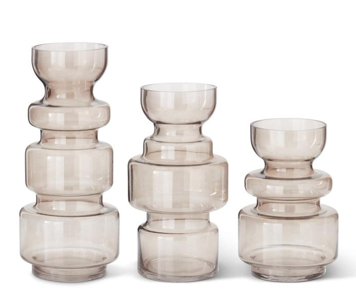Transparent Modern Vase- 3 Different Sizes