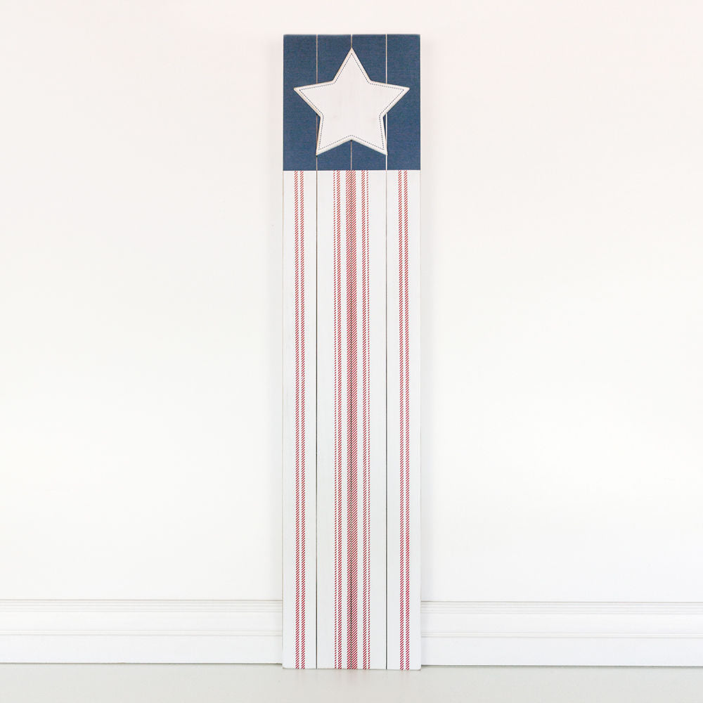 Wood Flag Sign