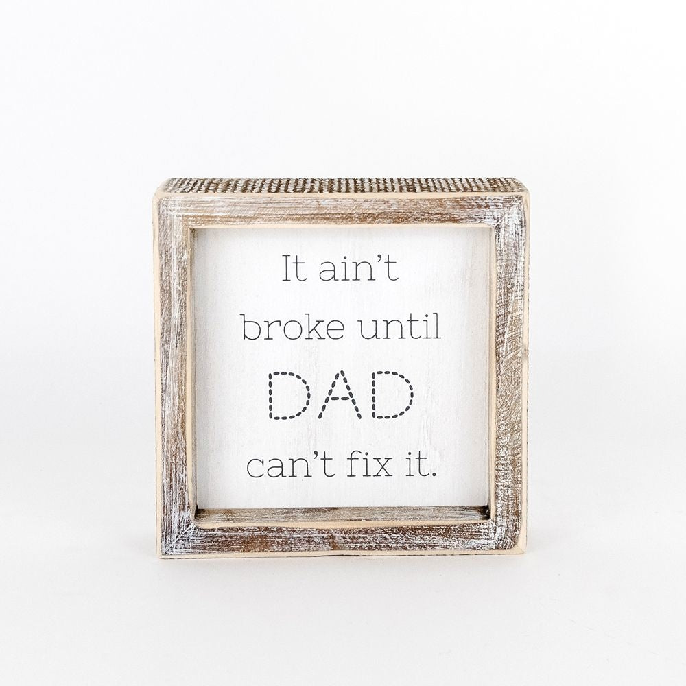 Wood Framed Sign | Dad/Dear Dad