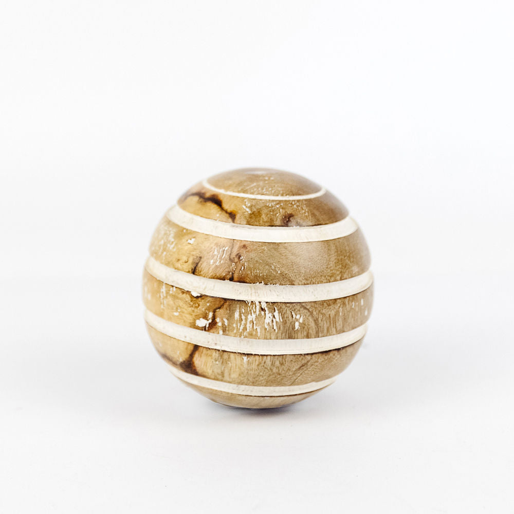 Mango Wood Ball | 3" | Set of 3