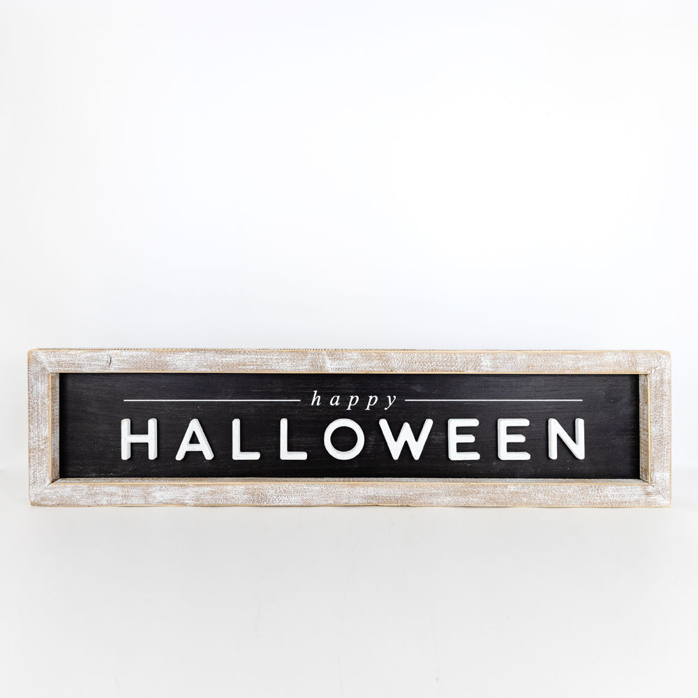 Wood Framed Sign | Reversible | Harvest/Halloween