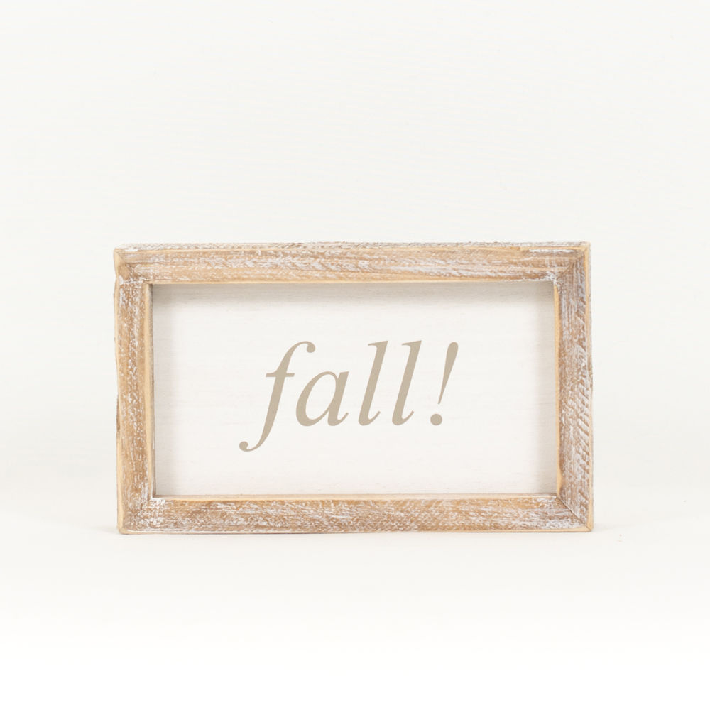Wood Framed Sign | Reversible | Boo/Fall