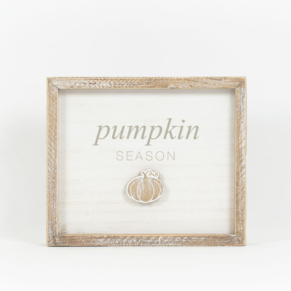 Wood Framed Sign | Reversible | Witchy/Pumpkin