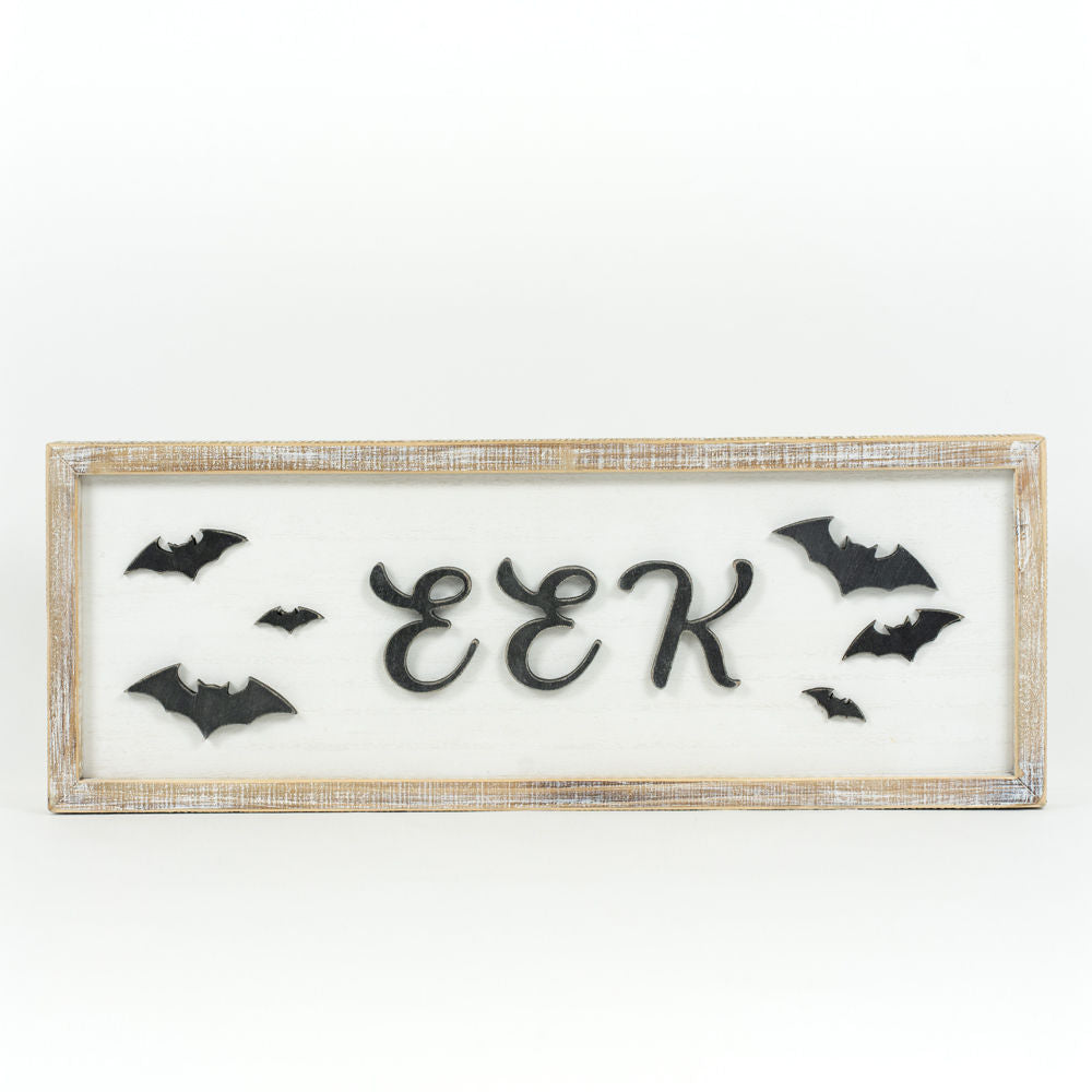 Wood Framed Sign | Reversible | EEK/Autumn