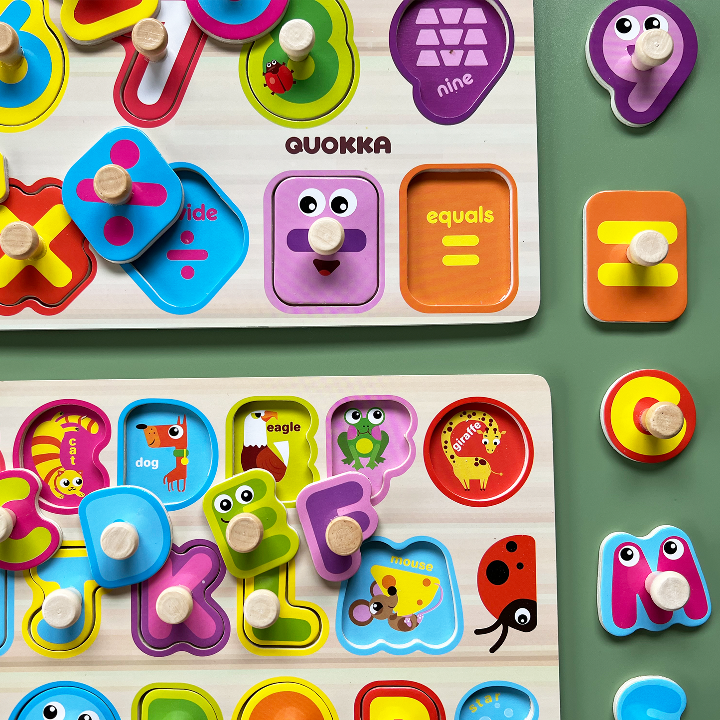 Learning Wooden Puzzles for Toddlers