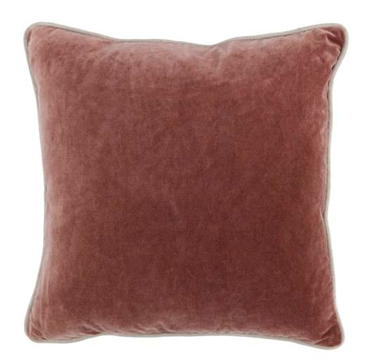 18"x 18" Auburn Velvet Pillow