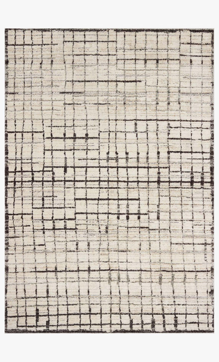 Loloi Jeremiah Brent Bleecker Ivory Charcoal Rug