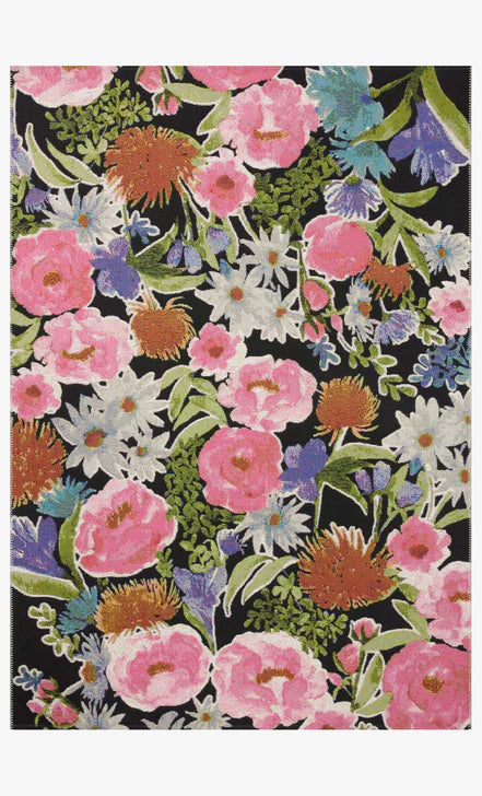 Loloi Botanical Black Multi Rug