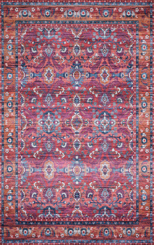 Loloi Cielo | Berry\Tangerine | 5x7'6