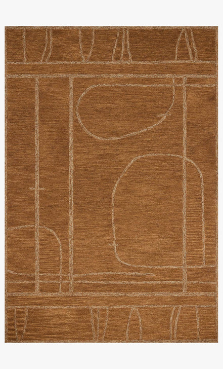 Loloi Jeremiah Brent Borrow JM Clay Natural Rug