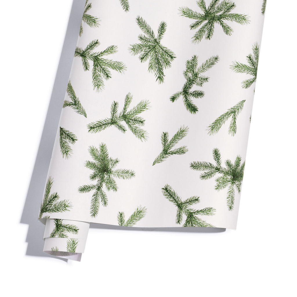 Thymes Scented Wrapping Paper | Frasier Fir | Pine Needle Design