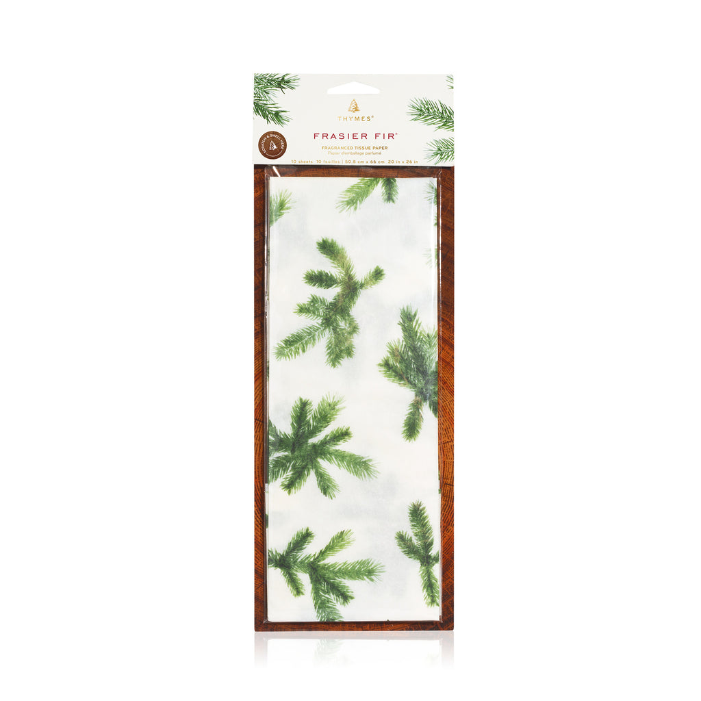 Thymes Scented Tissue Paper | Frasier Fir | Pine Needle Design