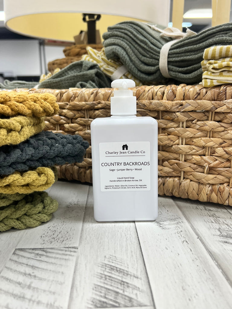 Charley Jean Candle Co Country Backroads Liquid Hand Soap