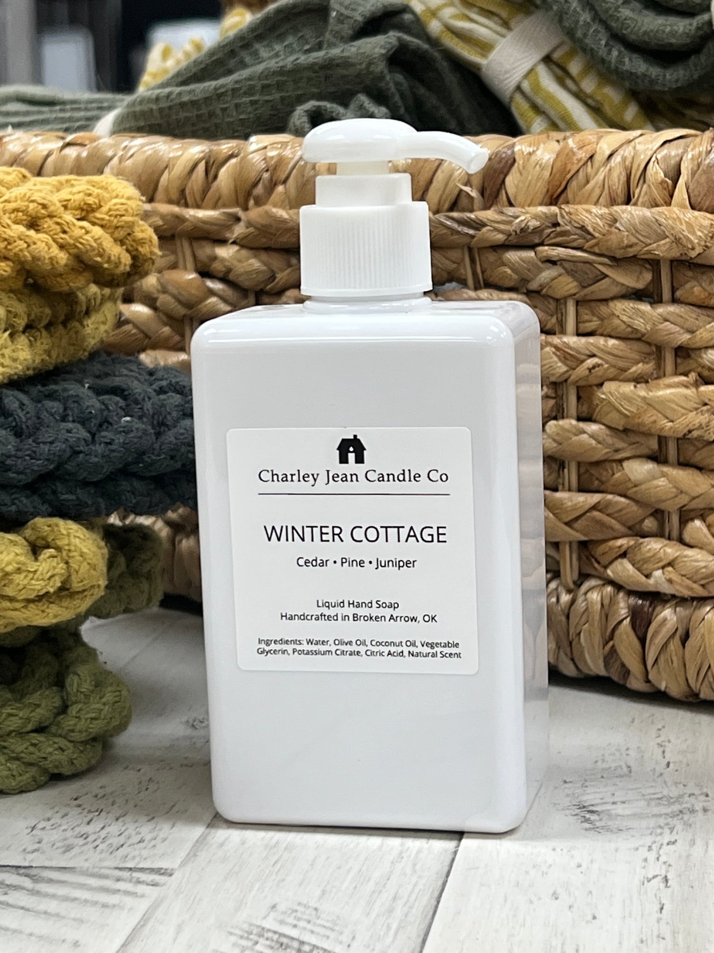 Charley Jean Candle Co Winter Cottage Liquid Hand Soap