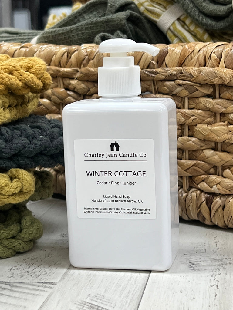 Charley Jean Candle Co Winter Cottage Liquid Hand Soap