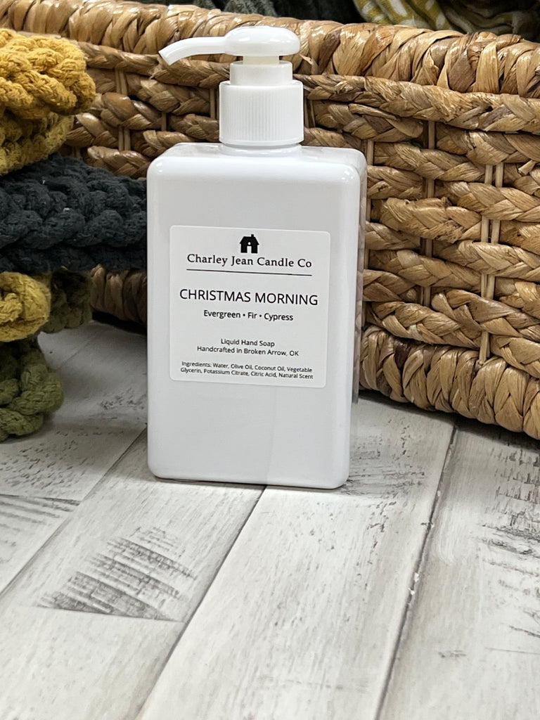 Charley Jean Candle Co Christmas Morning Liquid Hand Soap