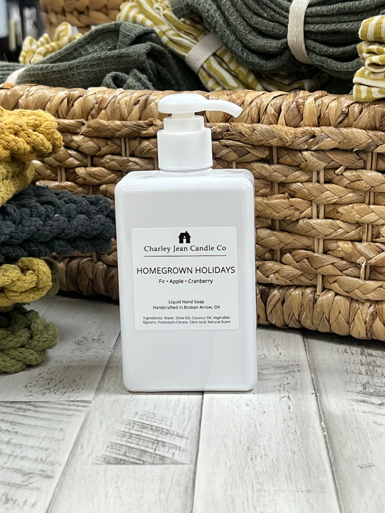 Charley Jean Candle Co Homegrown Holidays Liquid Hand Soap