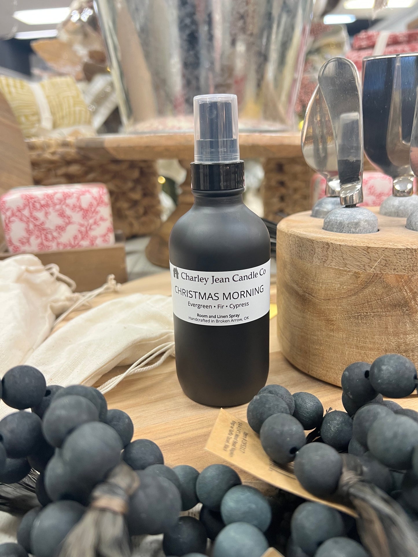 Charley Jean Candle Co Christmas Morning Room Spray
