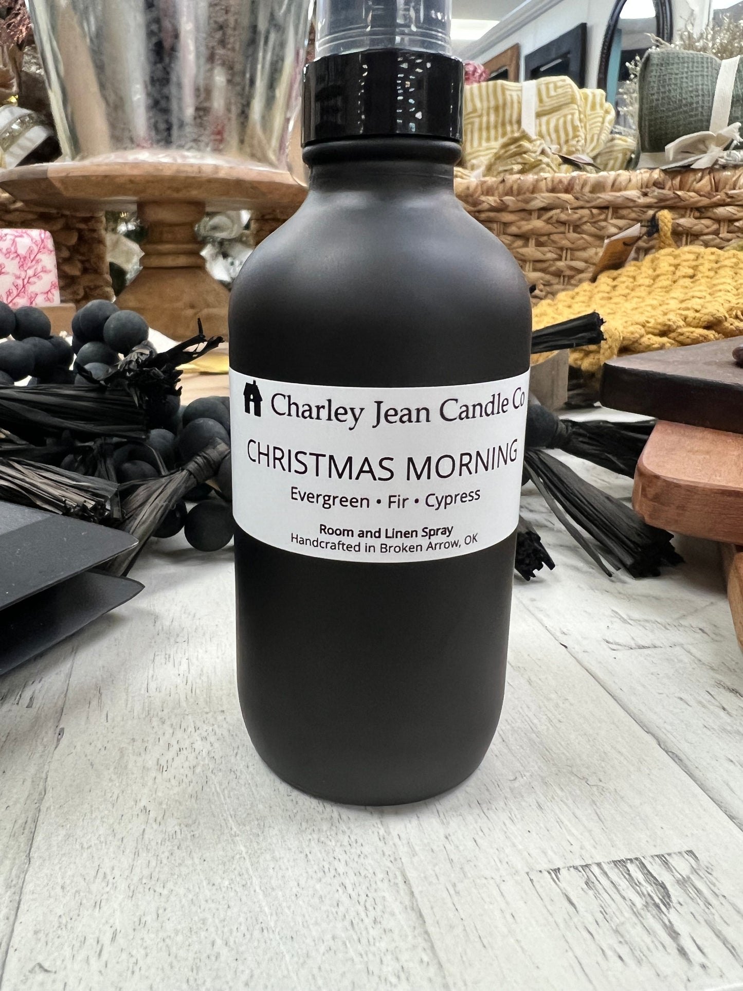 Charley Jean Candle Co Christmas Morning Room Spray