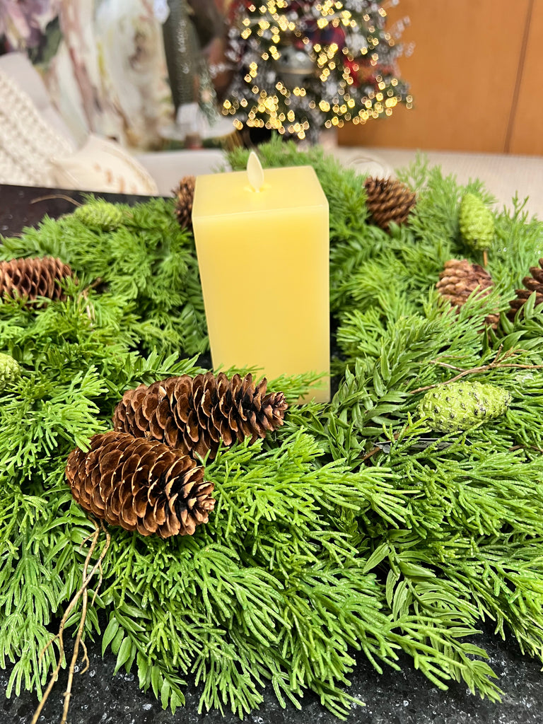 Luminara Small Indoor Square Candle | 6.5