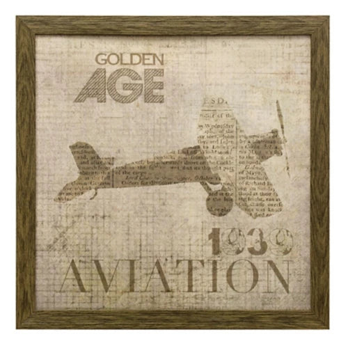 Golden Age FRAMED PRINT UNDER GLASS