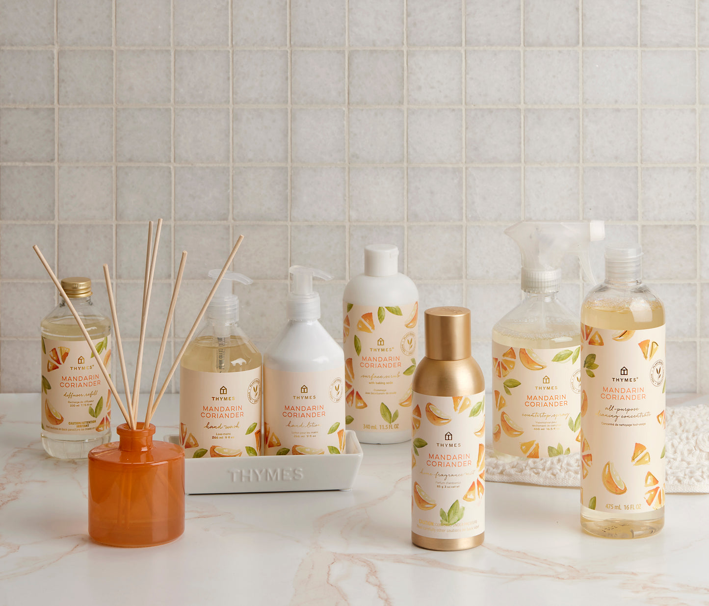 Thymes Hand Lotion 9 oz | Mandarin Coriander