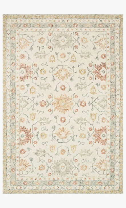 Loloi Norabel Ivory / Rust Rug