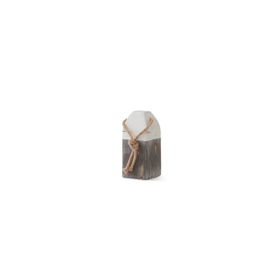 Gray and White Wooden Buoys