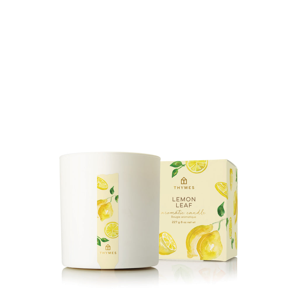 Thymes Candle 8 oz | Lemon Leaf