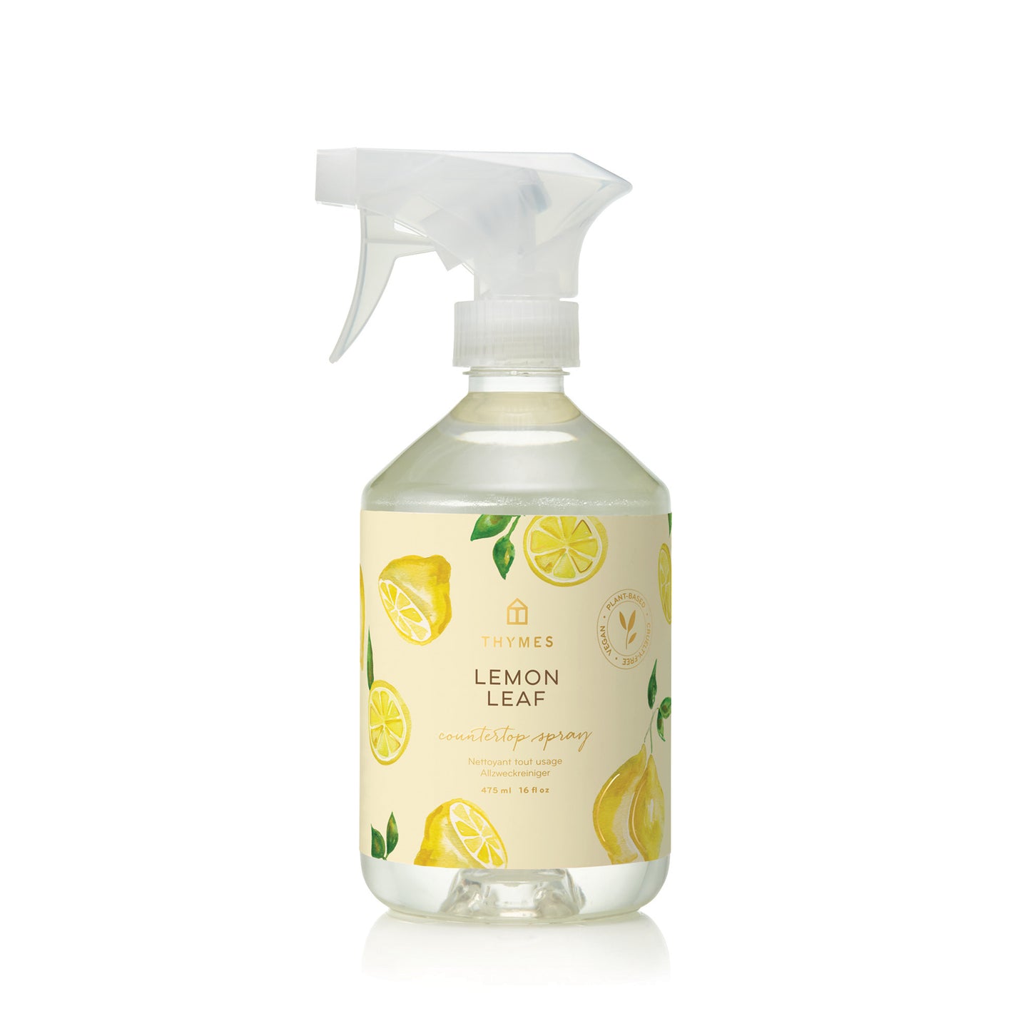 Thymes Countertop Spray 16.5 oz | Lemon Leaf