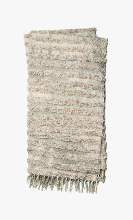 Loloi Tyra Silver Sage Throw