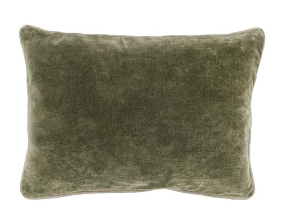 14x20 Green Velvet Pillow