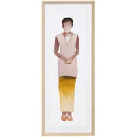 NATURAL BEAUTY IX | Framed Print Under Glass | 17in w. X 42in ht. X 1in d.