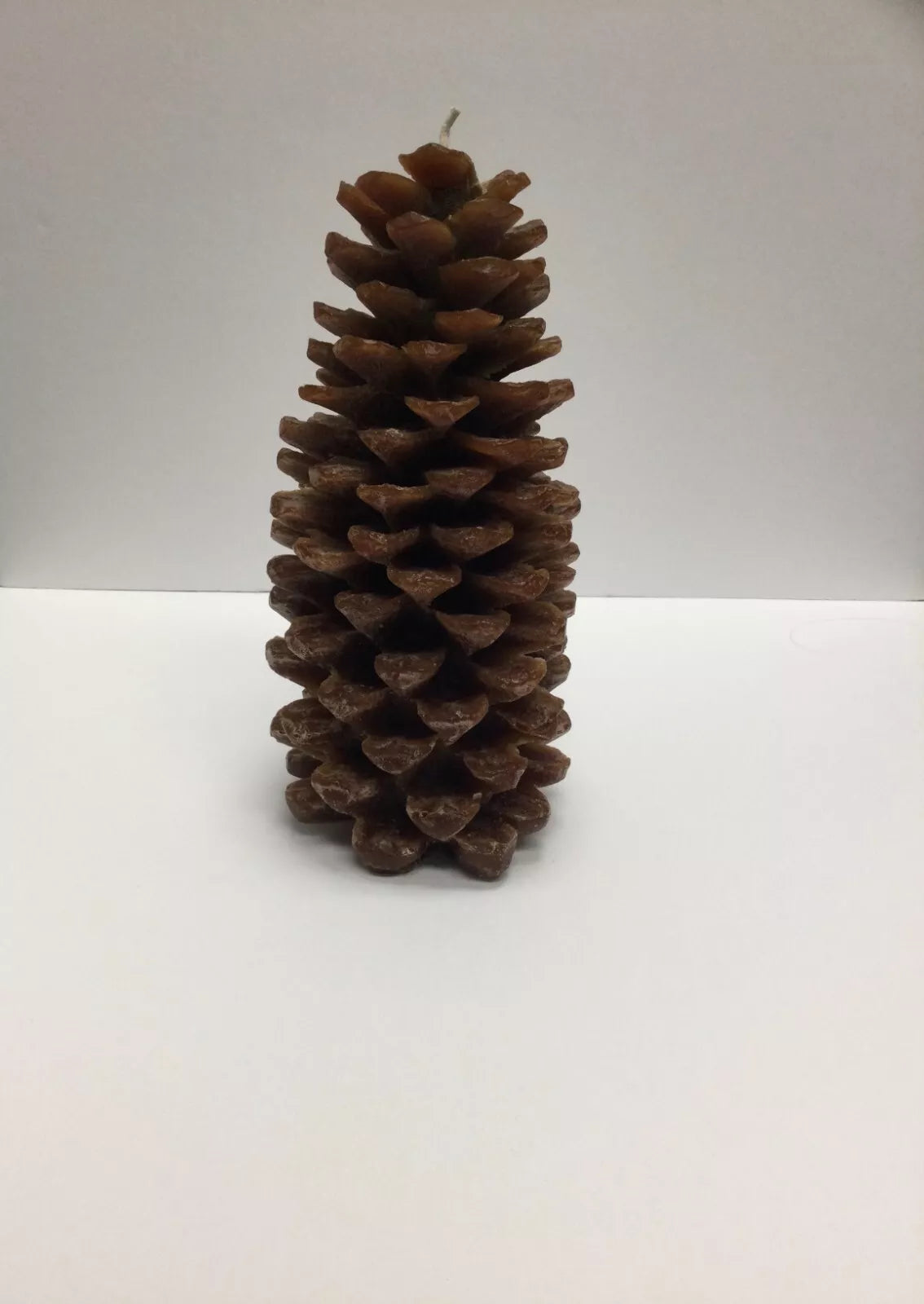 Large Brown Pinecone Candle