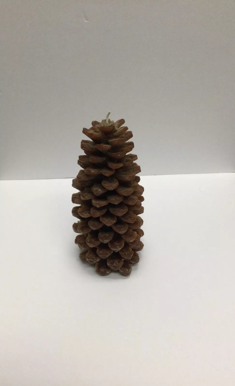 Large Brown Pinecone Candle
