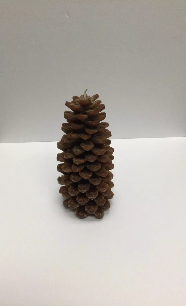 Large Brown Pinecone Candle