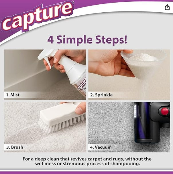 Capture Carpet & Rug Dry Cleaner | 4lb