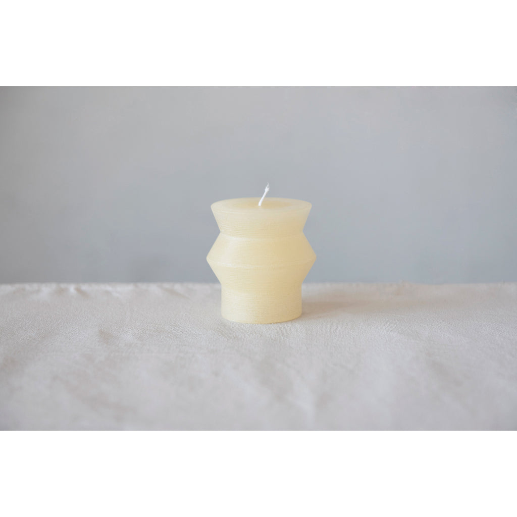 Unscented Totem Pillar Candle | 3
