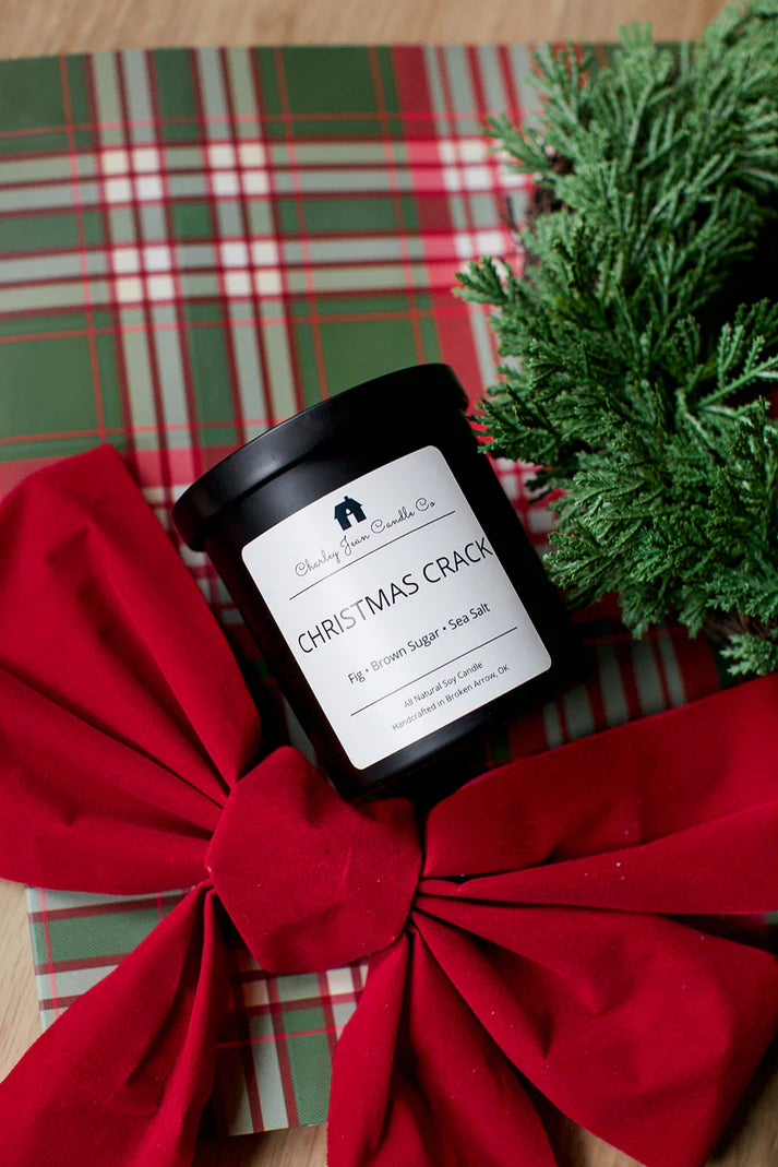 Charley Jean Candle Co Christmas Crack Candle