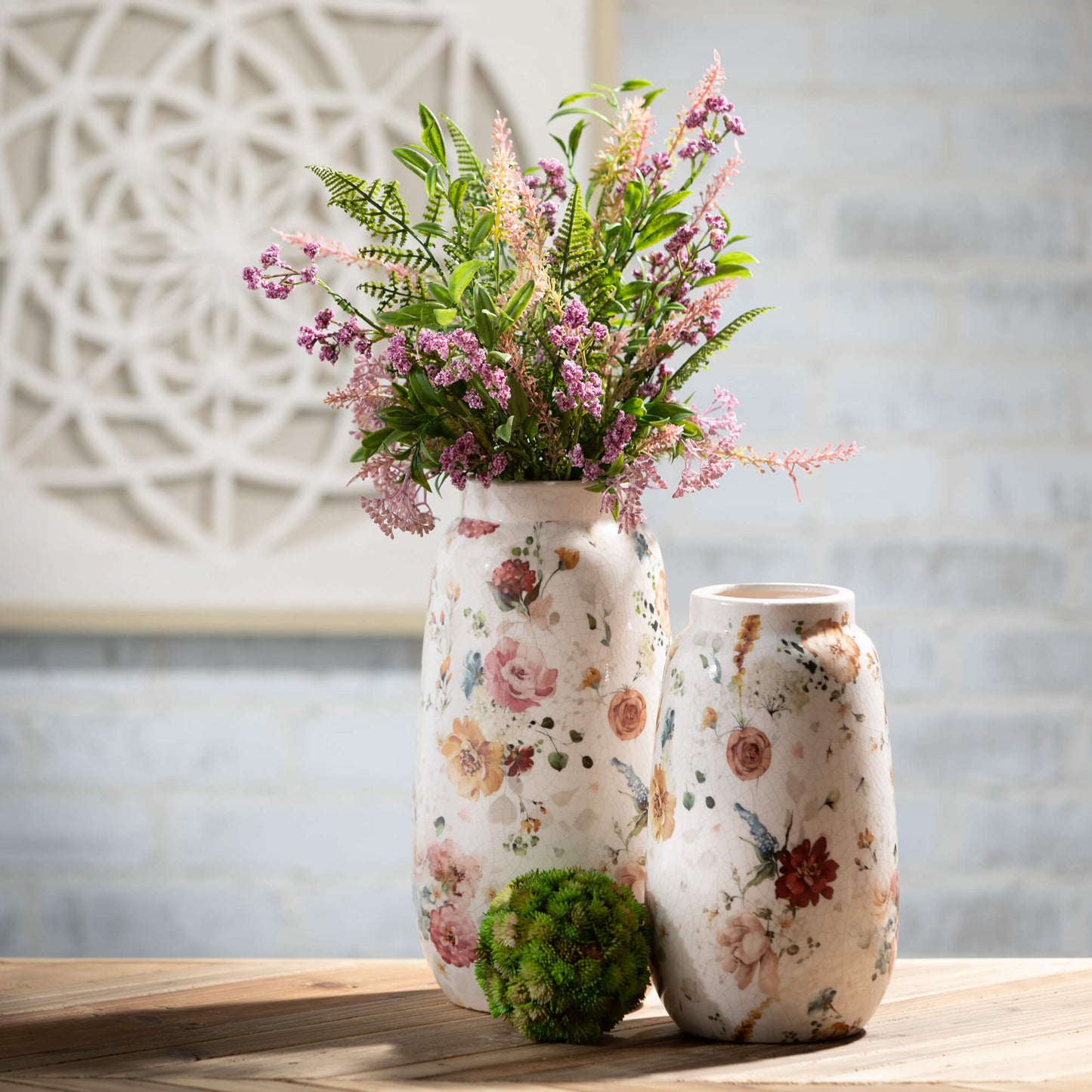 Floral Vases | Set of 2