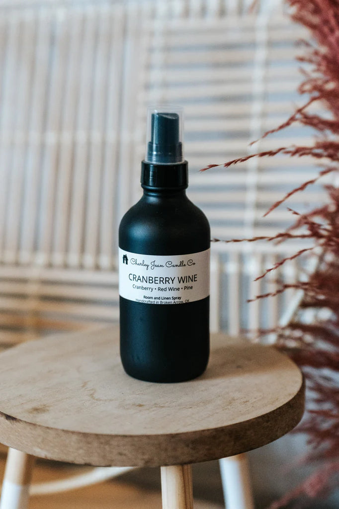 Charley Jean Candle Co Cranberry Wine Room Spray
