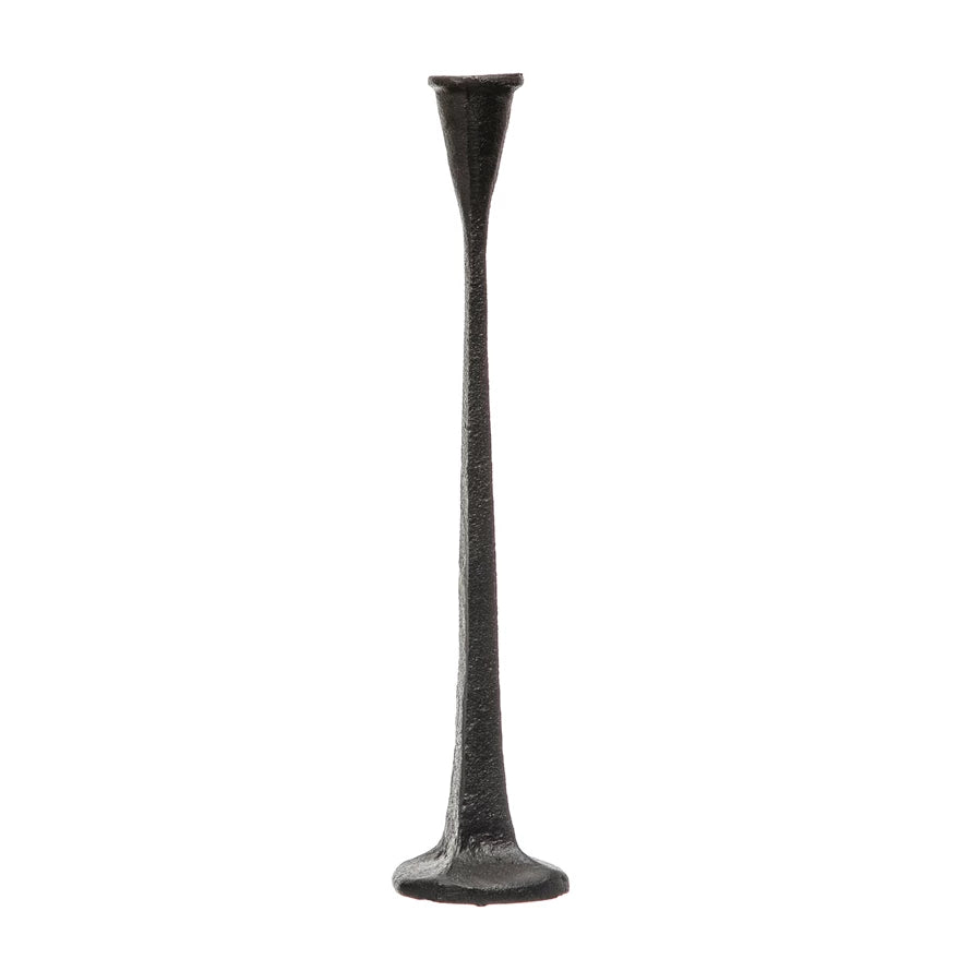 Cast Iron Taper Candle Holders - 3 size options