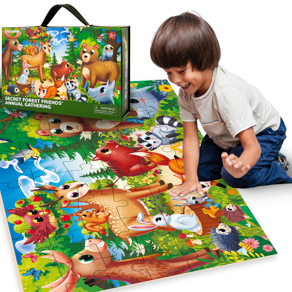 Forest Giant Floor Puzzles for Kids | 48 pieces