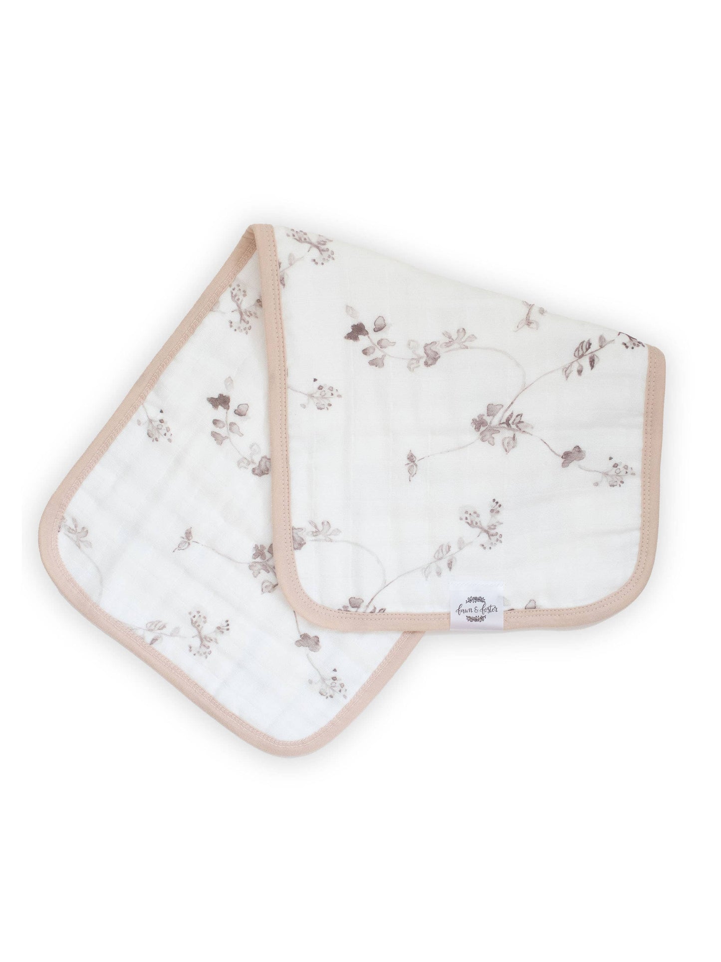Organic Premium Oversized Absorbent Burp Cloths | Ivy Hollow