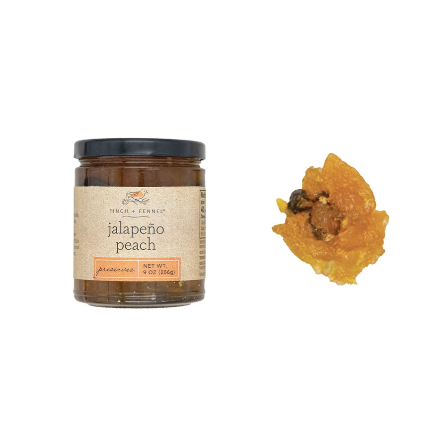 Finch + Fennel Jalapeño Peach Preserves 9 oz