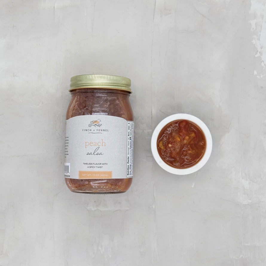 Finch + Fennel Peach Salsa