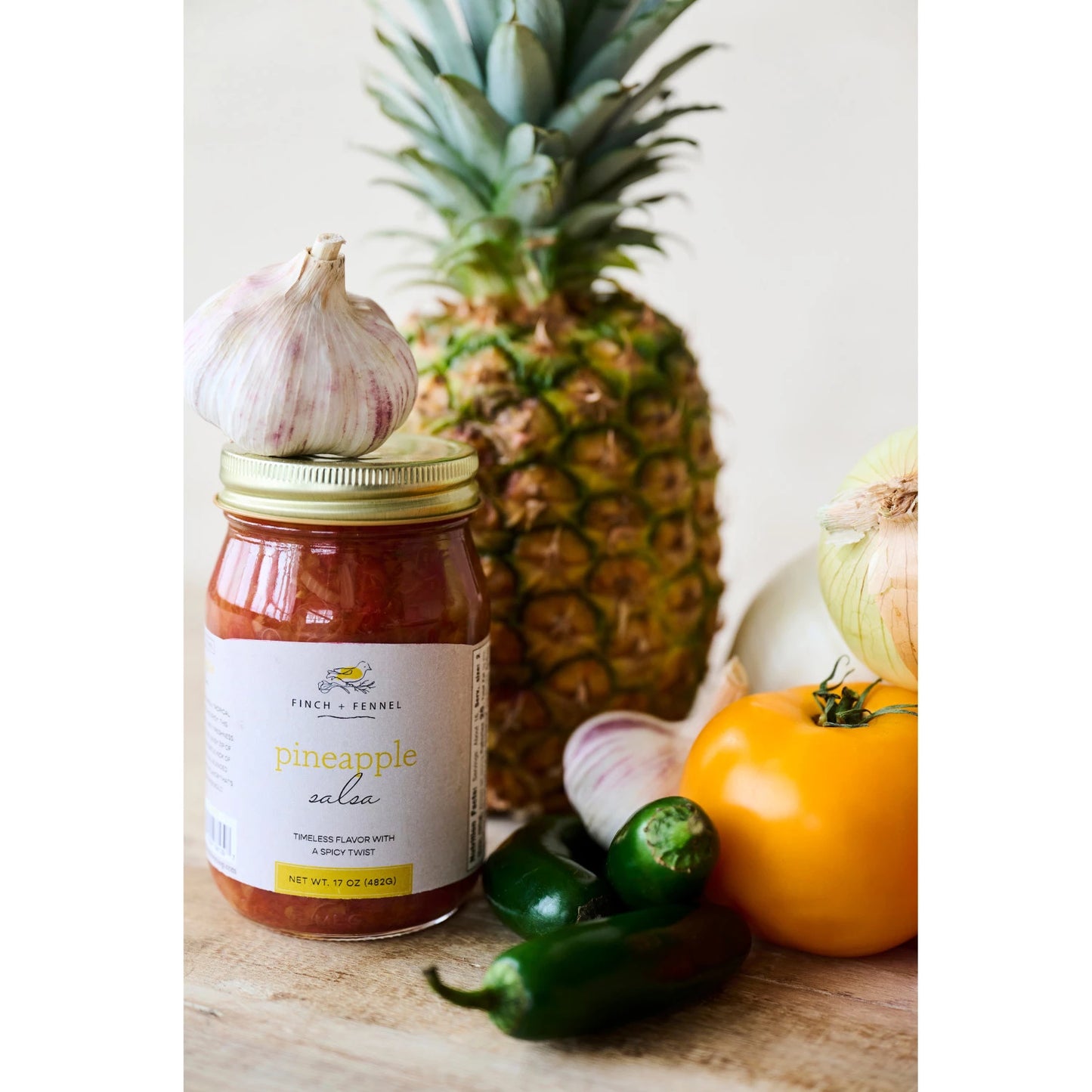 Finch + Fennel Pineapple Salsa