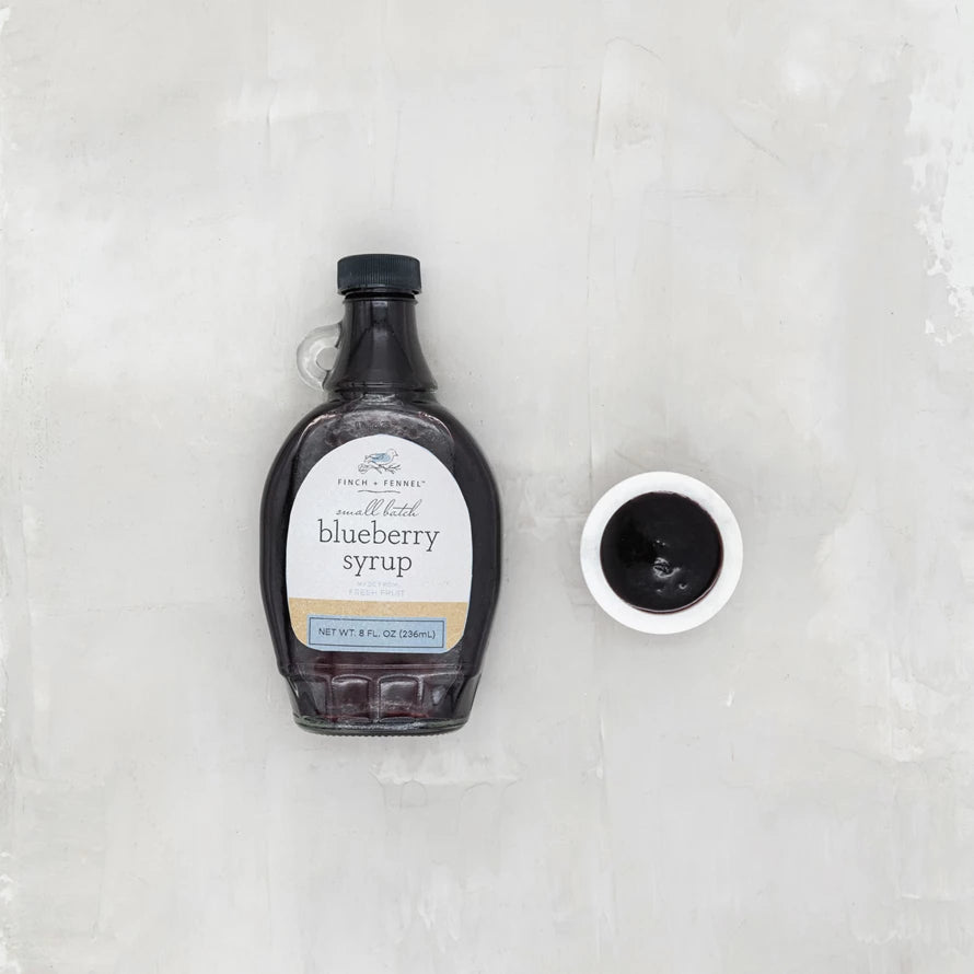 Finch + Fennel Small Batch Blueberry Syrup
