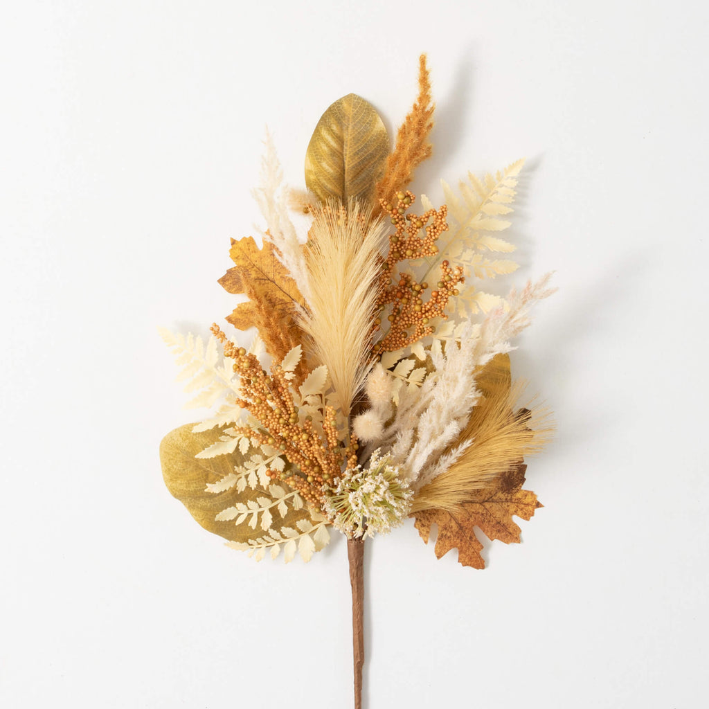 Mixed Foliage/Pampas Spray